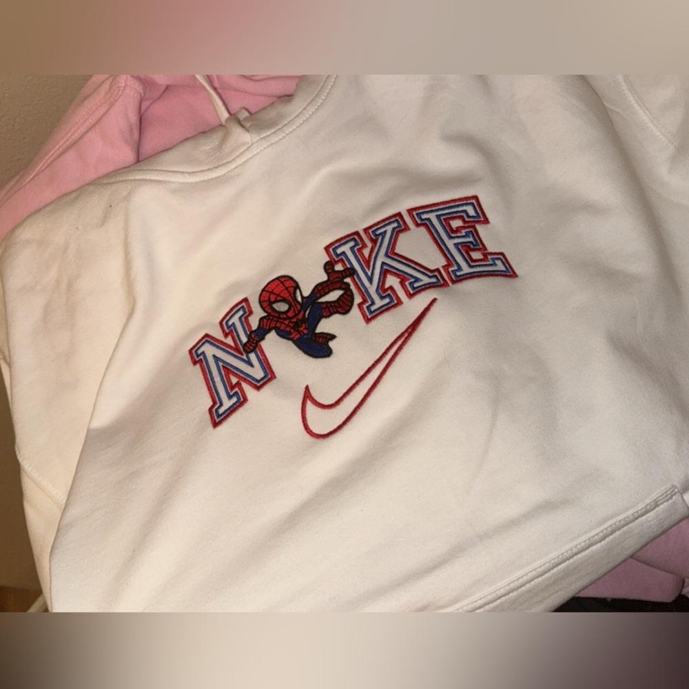 Spiderman embroidered hoodie